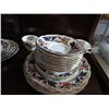 Image 6 : 89 piece English china, Dove Dale pattern