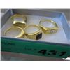 Image 1 : 4 men's rings, some crystals