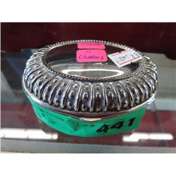 Silver plated jewelry box