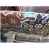 Image 1 : Knitted fabric back throw, hand made