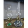Image 1 : Two hurricane lamps