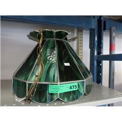 Green hanging lamp