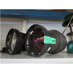 Two Fujinon-TV projection lenses