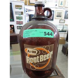 Vintage A&W Root beer jug 160 fl oz.