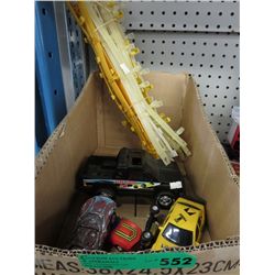 Vintage slot cars and rails