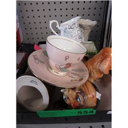 Box of china and decorative objects