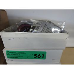Two boxes of tinted sunglasses