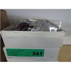 Two boxes of tinted sunglasses