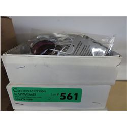 Two boxes of tinted sunglasses