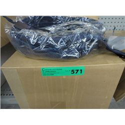 Case of Liz Claiborne woven belts in navy