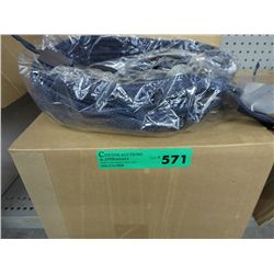 Case of Liz Claiborne woven belts in navy