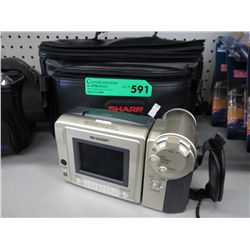 Sharp viewcam Model VL-A10, with case