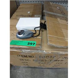 Case of battery operated stopwatches
