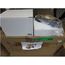 Case of miniature clocks in a car shaped stand