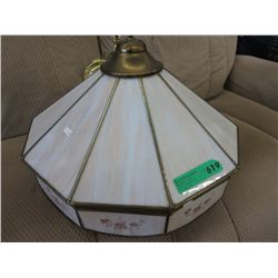 Single shade chandelier 22" dia.- vintage replica