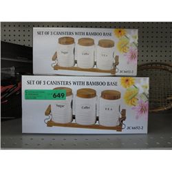 4 cannister sets, NEW