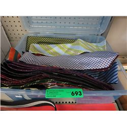 3 dozen ties & revolving tie dispenser