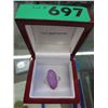 Image 2 : .925 Silver pink druzy ring
