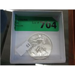 2004 .999 solid silver Walking Liberty coin