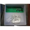 Image 1 : 2004 .999 solid silver Walking Liberty coin