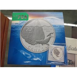 $20  2013 solid silver Arctic Royal mint coin