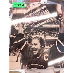 Autographed photo "Yvan Cournoyer"