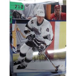 Signed hockey photo of Wayne Gretzky