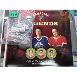 Hockey Hall of Fame pins, full set
