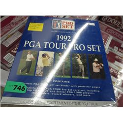 1992 PGA Golf set with binder & pages