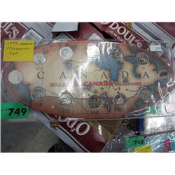 1999 set of Canadian Millennium coins