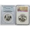 Image 1 : 1963-D FRANKLIN HALF DOLLAR PCGS MS65 & 1963-D FRANKLIN HALF DOLLAR NGC MS64 FBL