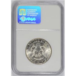 1964-D KENNEDY HALF DOLLAR NGC MS66