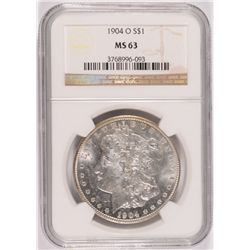 1904-O MORGAN DOLLAR NGC MS63