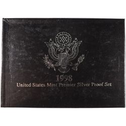 1998 U.S. MINT PREMIER SILVER PROOF SET IN NICE ORIGINAL PACKAGING