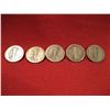 Image 2 : LOT OF (5) MERCURY DIMES 90% SILVER 1918