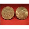Image 2 : LOT OF (2) MORGAN & PEACE SILVER DOLLAR 90% SILVER