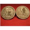 Image 2 : LOT OF (2) 1947 WALKING LIBERTY HALF DOLLARS 90% SIVLER