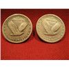 Image 2 : LOT OF (2) 1927 STANDING LIBERTY QUATERS 90% SILVER