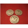 Image 2 : LOT OF (3) STANDING LIBERTY QUATERS 90% SILVER