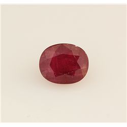 Loose Gemstone Faceted Ruby Corrundum