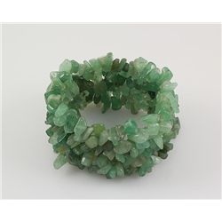 Handmade Natural Stone Chip Beads Stretch Bracelet