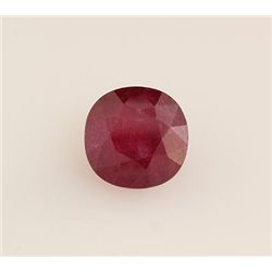 Loose Gemstone Faceted Ruby Corrundum