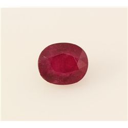 Loose Gemstone Faceted Ruby Corrundum