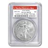 Image 1 : 2012 (S) Silver Eagle MS-70 PCGS 75th Ann Golden Gate B