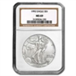 1992 Silver American Eagle (NGC MS-69)