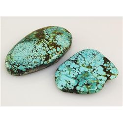 Natural Turquoise 154.44ctw Loose Gemstone Lot of 4