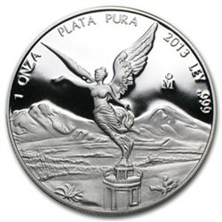 2013 1 oz Silver Mexican Libertad Proof - In Capsule