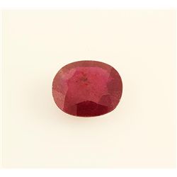 Loose Gemstone Faceted Ruby Corrundum