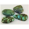 Image 1 : Natural Turquoise 201.80ctw Loose Gemstone 4pc Big Size