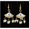 Image 1 : 3.21GRAM INDIAN HANDMADE LAKH FASHION EARRING